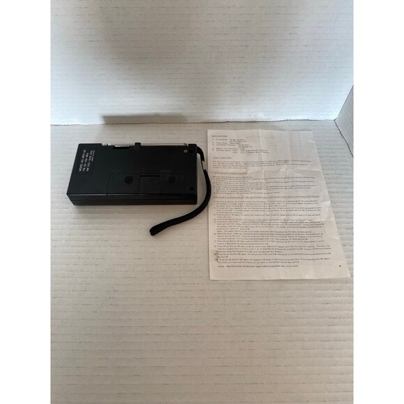 Travelers AM/FM Portable Pocket Size Radio with LCD Alarm Clock Model MFR-88 - Picture 6 of 8